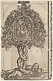 A Golden Reliquary with the Tree of Jesse, from the "Wittenberg Reliquaries", Lucas Cranach the Elder  German, Woodcut
