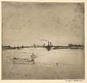 On the Maas, Clifford Addams American, Etching