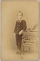 David Maitland Armstrong as a Boy, Remillard Photographers American, Photograph