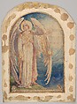 Angel Revealing a Vision of The New Jerusalem: Design for a Stained Glass Window, Saint Michael's Episcopal Church, New York, D. Maitland Armstrong American, Watercolor and pen and ink