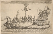 Asterion, from the series 'Vessels of the Argonauts' for the wedding celebration of Cosimo de' Medici in Florence, 1608, Remigio Cantagallina (Italian, Borgo Sansepolcro ca. 1582–1656 Florence), Etching