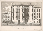 Plate 91: View of the Mocenigo Palace in Campo San Stae, Venice, 1703, from 