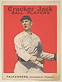 Falkenberg, Indianapolis – Federals, from the Ball Players series (E145) for Cracker Jack, Rueckheim Bros. & Eckstein  American, Commercial color lithograph