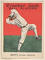 Scott, Chicago – Americans, from the Ball Players series (E145) for Cracker Jack, Rueckheim Bros. & Eckstein  American, Commercial color lithograph