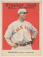 Wagner, Boston – Americans, from the Ball Players series (E145) for Cracker Jack, Rueckheim Bros. & Eckstein  American, Commercial color lithograph