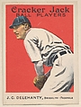J. C. Delehanty, Brooklyn – Federals, from the Ball Players series (E145) for Cracker Jack, Rueckheim Bros. & Eckstein  American, Commercial color lithograph