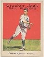 Cheney, Chicago – Nationals, from the Ball Players series (E145) for Cracker Jack, Rueckheim Bros. & Eckstein  American, Commercial color lithograph