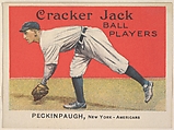 Peckinpaugh, New York – Americans, from the Ball Players series (E145) for Cracker Jack, Rueckheim Bros. & Eckstein  American, Commercial color lithograph