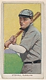 Stovall, Cleveland, from the White Border series (T206) for the American Tobacco Company, Issued by American Tobacco Company, Commercial lithograph