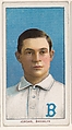 Jordan, Brooklyn, National League, from the White Border series (T206) for the American Tobacco Company, Issued by American Tobacco Company, Commercial lithograph