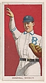 Marshall, Brooklyn, National League, from the White Border series (T206) for the American Tobacco Company, Issued by American Tobacco Company, Commercial lithograph