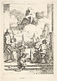 The Banquet of Anthony and Cleopatra, Jean Honoré Fragonard  French, Etching; first state of two