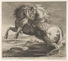 Chevaux Poulonnois, Charles Errard le fils  French, Engraving