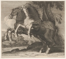Chevaux Tartare, Charles Errard le fils  French, Engraving