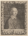 Cardinal Jules Mazarin, Robert Nanteuil  French, Engraving; second state of two (Petitjean & Wickert)