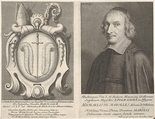 L'Abbé de Marolles (with coat of arms), Robert Nanteuil French, Engraving