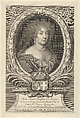Marie Jeanne Baptiste de Savoie-Nemours, Robert Nanteuil French, Engraving; third state of three (Petitjean & Wickert)