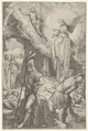 The Resurrection, from "The Passion of Christ", Hendrick Goltzius  Netherlandish, Engraving
