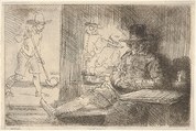 The Ringball Player (Het Klosbaantje), Rembrandt (Rembrandt van Rijn)  Dutch, Etching; second of two states