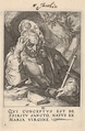 St. James the Great, from "Christ, the Apostles and St. Paul with the Creed", Hendrick Goltzius Netherlandish, Engraving