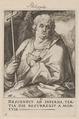 St. Philip, from "Christ, the Apostles and St. Paul with the Creed", Hendrick Goltzius Netherlandish, Engraving