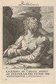 St. Bartholomew, from "Christ, the Apostles and St. Paul with the Creed", Hendrick Goltzius Netherlandish, Engraving