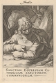 St. James the Less, from "Christ, the Apostles and St. Paul with the Creed", Hendrick Goltzius  Netherlandish, Engraving