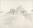 Farm Near Havana 1959, Emilio Sanchez  American, born Cuba, Graphite