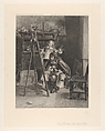The Brothers Van Den Velde, Gerard Darbiche  French, Etching on chine collé; proof