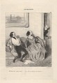May I come in my dear, or are you still collaborating with Monsieur?, plate 29 from "The Bluestockings", Honoré Daumier  French, Lithograph on newsprint; second state of two