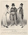 Un Candidat, plate 48 from "Caricaturana", Honoré Daumier  French, Lithograph on newsprint