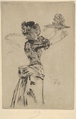 Modernité, Félicien Rops Belgian, Drypoint; second state of five