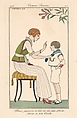 Blouse Japonais, from "Costumes Parisiens", George Barbier  French, Hand-colored commercial process illustration (pochoir)