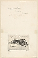 Augy's Foot (greeting card for 1940–41), Second Version, Stanley William Hayter (British, London 1901–1988 Paris), Engraving and soft-ground etching
