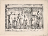 François Delpech's Print Shop, Carle (Antoine Charles Horace) Vernet (French, Bordeaux 1758–1836 Paris), Lithograph with 20th century lettering addition (“Rockman Prints