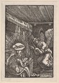 Annunciation, from "The Fall and Salvation of Mankind Through the Life and Passion of Christ", Albrecht Altdorfer  German, Woodcut