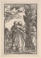 Visitation, from "The Fall and Salvation of Mankind Through the Life and Passion of Christ", Albrecht Altdorfer  German, Woodcut