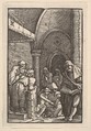 The Dispute in the Temple, from "The Fall and Salvation of Mankind Through the Life and Passion of Christ", Albrecht Altdorfer  German, Woodcut