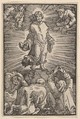 The Transfiguration of Christ, from "The Fall and Salvation of Mankind Through the Life and Passion of Christ", Albrecht Altdorfer  German, Woodcut