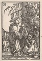 Christ Taking Leave of His Mother, from "The Fall and Salvation of Mankind Through the Life and Passion of Christ", Albrecht Altdorfer  German, Woodcut