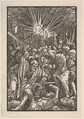 The Arrest of Christ, from "The Fall and Salvation of Mankind Through the Life and Passion of Christ", Albrecht Altdorfer  German, Woodcut