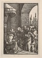 Christ Before Pilate, from "The Fall and Salvation of Mankind Through the Life and Passion of Christ", Albrecht Altdorfer German, Woodcut