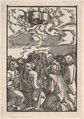 The Ascension of Christ, from "The Fall and Salvation of Mankind Through the Life and Passion of Christ", Albrecht Altdorfer German, Woodcut