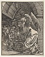 The Annunciation, Albrecht Altdorfer German, Woodcut
