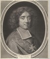 Emmanuel-Théodose de La Tour d'Auvergne, cardinal de Bouillon, Robert Nanteuil  French, Engraving; proof of second state of two (Adamczak)