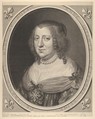 Anne of Austria, Robert Nanteuil French, Engraving; first state of two (Petitjean & Wickert)