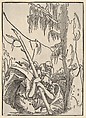 Saint Christopher Carrying the Infant Christ, Albrecht Altdorfer German, Woodcut