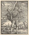 Standard-Bearer, Albrecht Altdorfer  German, Woodcut
