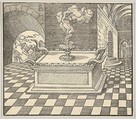 The Altar of Incense, from "De Biblie uth der uthlegginge Doctoris Martini Luthers", Erhard Altdorfer  German, Woodcut