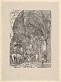 Saint Jerome in Penitence, in a Cave, from Holzschnitte alter Meister gedruckt von den Originalstöcken der Sammlung Derschau im besitz des Staatlichen Kupferstich-kabinetts zu Berlin, Albrecht Altdorfer German, Woodcut; Dershau restike, 1922